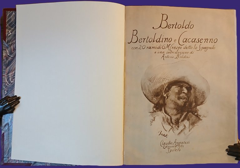 Bertoldo con Bertoldino e Cacasenno. Illustrati con venti incisioni in …
