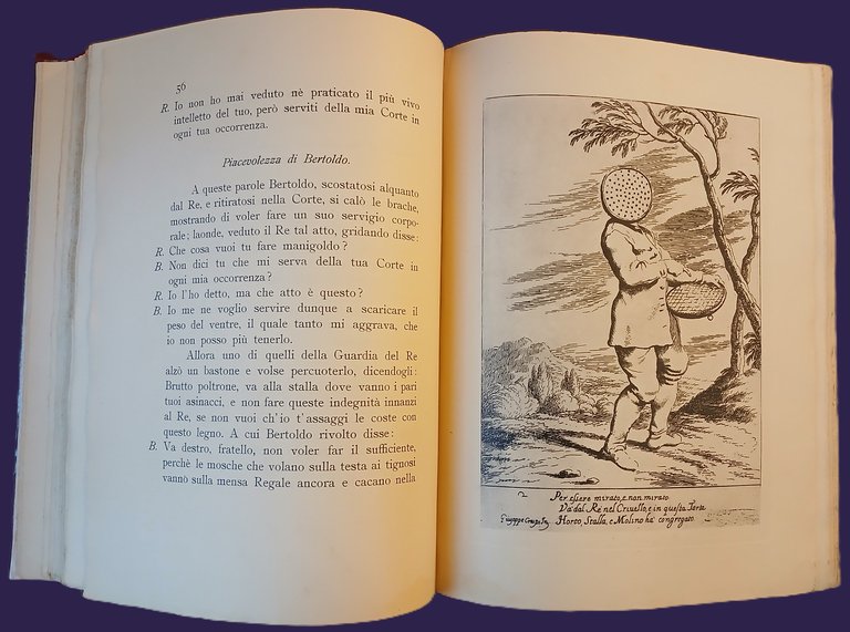Bertoldo con Bertoldino e Cacasenno. Illustrati con venti incisioni in …
