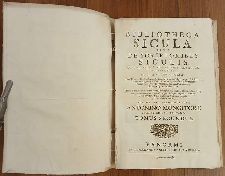 Bibliotheca Sicula, sive de Scriptoribus siculis, qui tum vetera, tum …