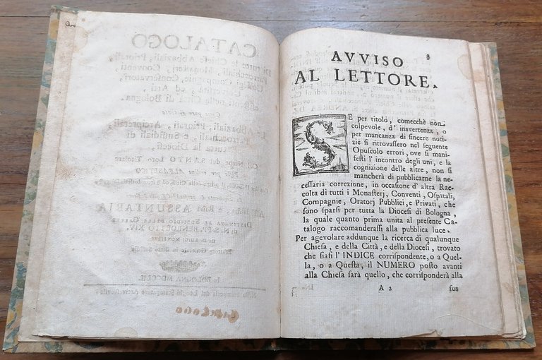 "Catalogo Di tutte le Chiese Abbaziali, Priorali, Parrocchiali, Monasteri, Conventi, …