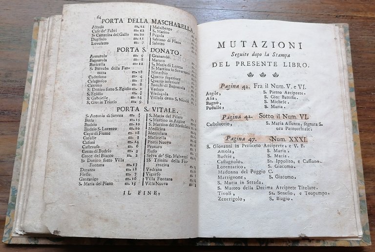 "Catalogo Di tutte le Chiese Abbaziali, Priorali, Parrocchiali, Monasteri, Conventi, …