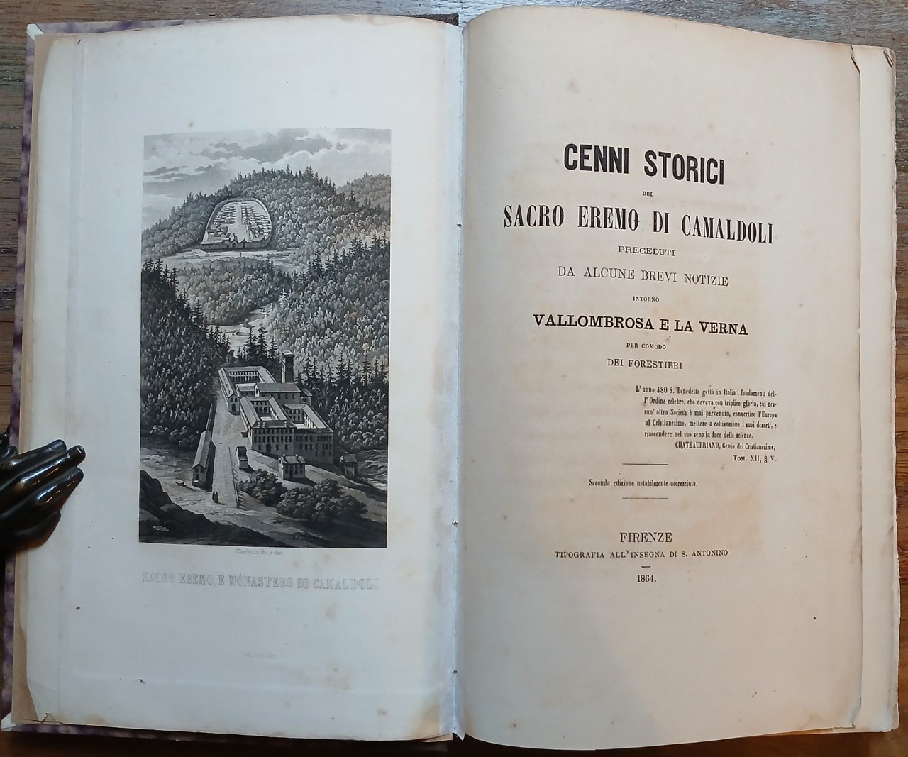 Cenni storici del Sacro Eremo di Camaldoli, preceduti da alcuni …