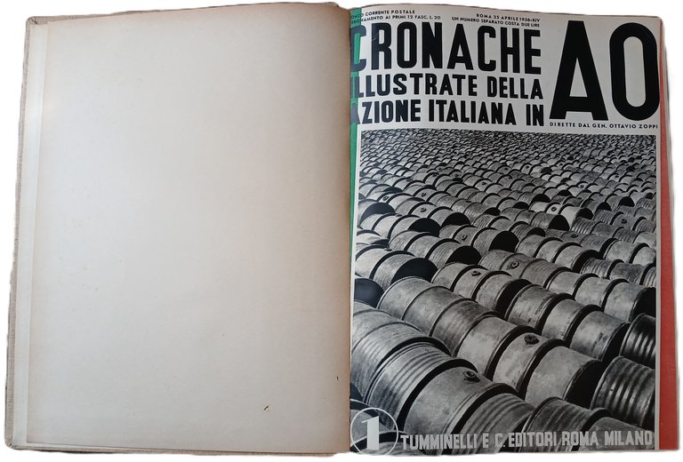 Cronache illustrate dell'azione italiana in A. O.