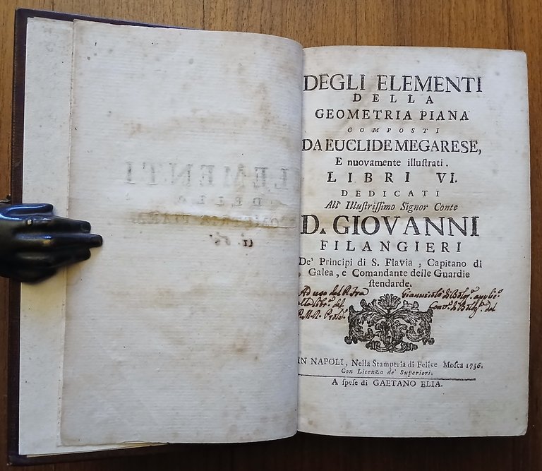 Degli elementi della geometria piana composti da Euclide Megarese, e … | Immagine Gallery 3