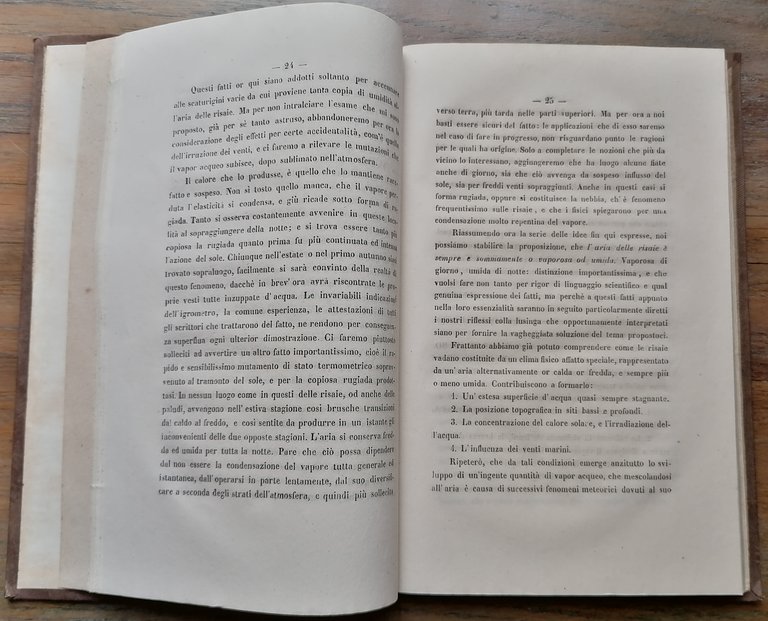 Della influenza della risaia sulla salubrità dell'aria nei diversi luoghi …