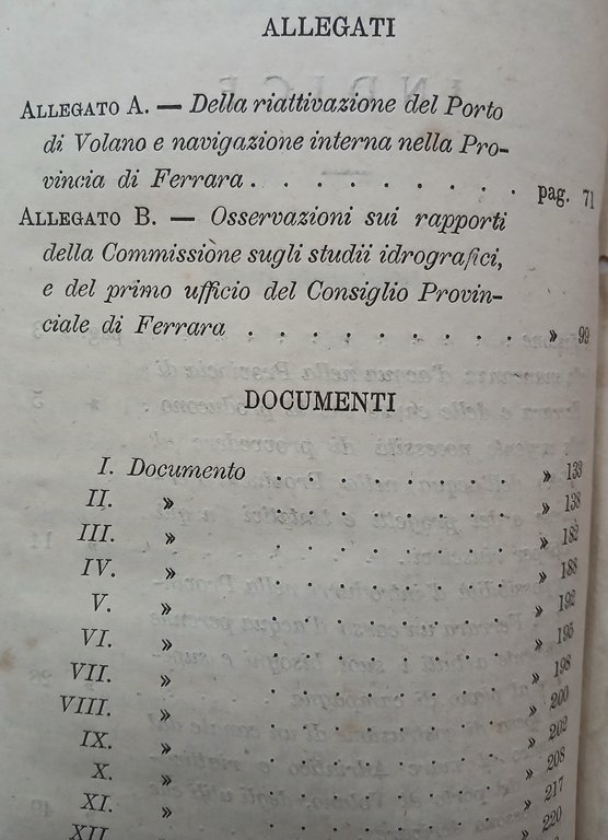 Della necessità ed utilità d'un corso d'acqua perenne nella Provincia …