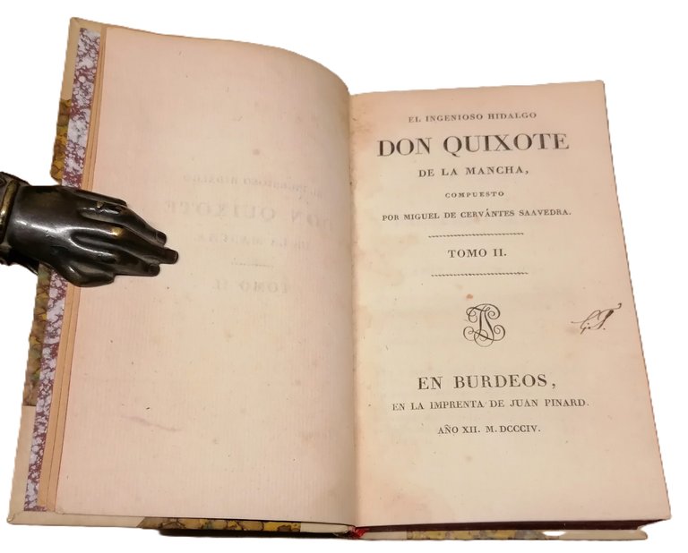 El Ingenioso Hidalgo Don Quixote de la Mancha.