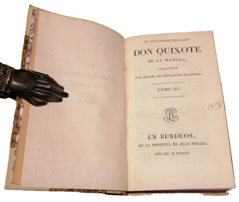 El Ingenioso Hidalgo Don Quixote de la Mancha.
