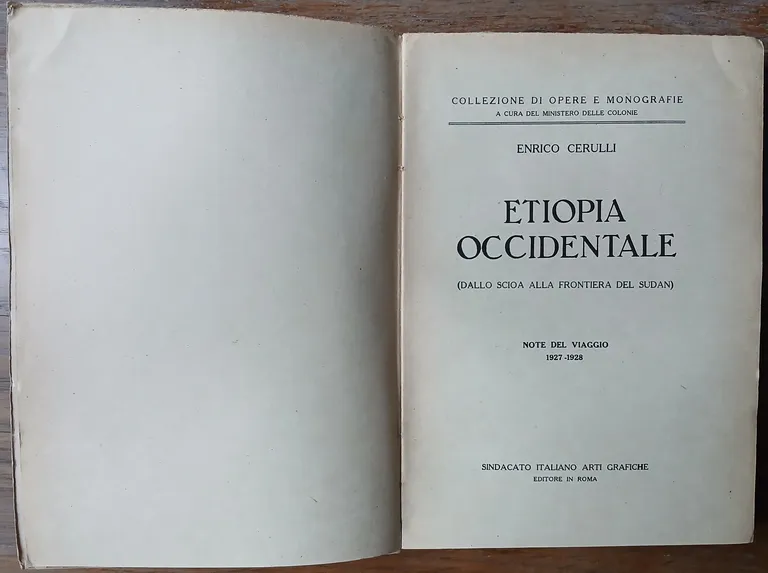 Etiopia Occidentale. (Dallo Scioa alla frontiera del Sudan). Note del … | Immagine Gallery 2