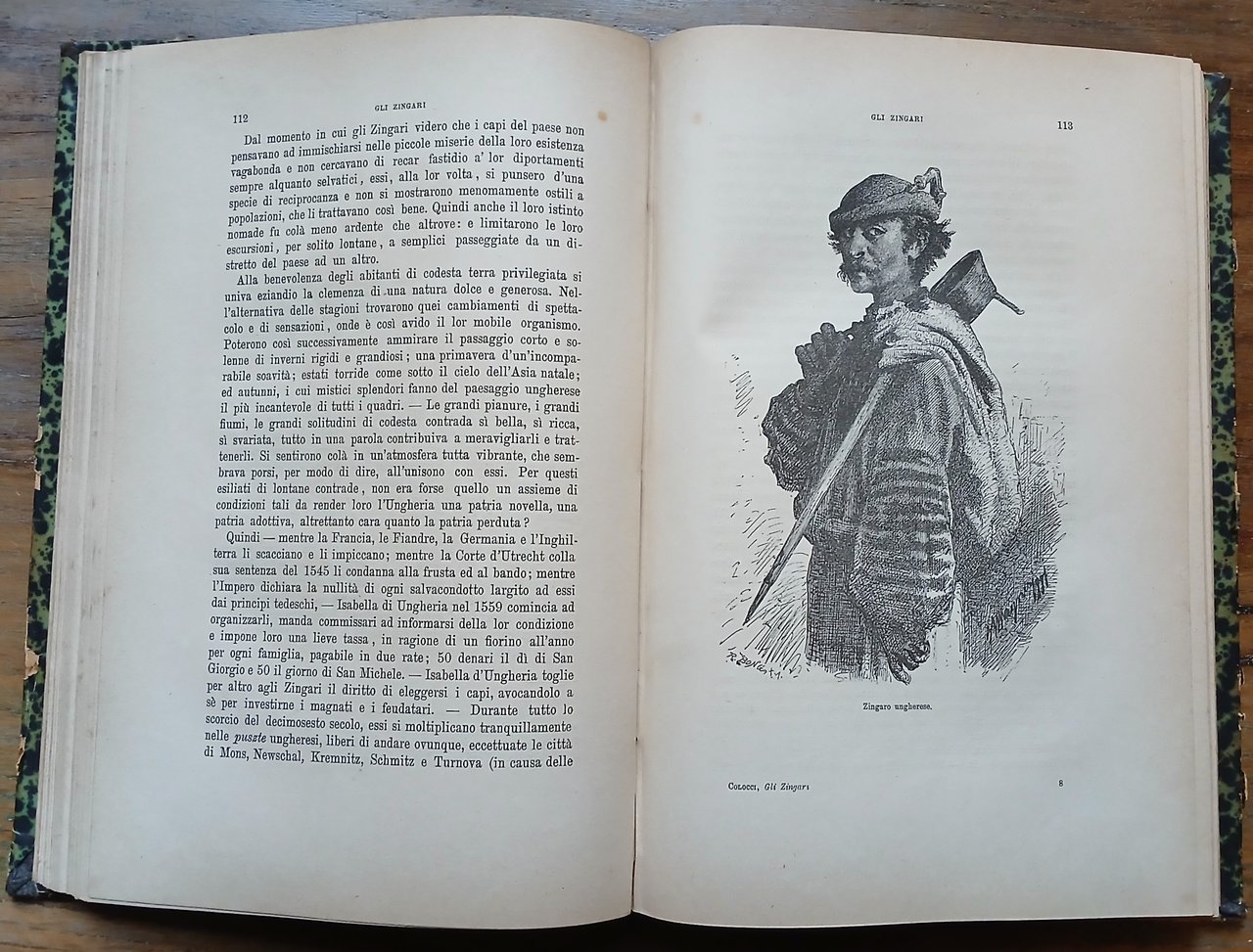 Gli Zingari. Storia d'un popolo errante.