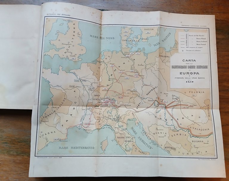 Gli Zingari. Storia d'un popolo errante.