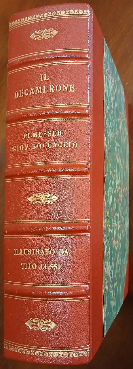 Il Decamerone di Messer Giovanni Boccaccio illustrato da Tito Lessi.