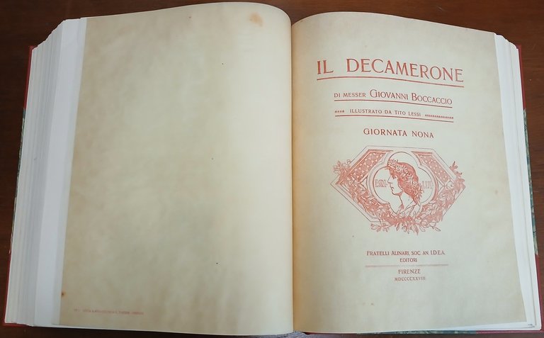 Il Decamerone di Messer Giovanni Boccaccio illustrato da Tito Lessi.