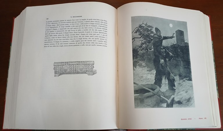 Il Decamerone di Messer Giovanni Boccaccio illustrato da Tito Lessi.