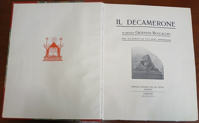 Il Decamerone di Messer Giovanni Boccaccio illustrato da Tito Lessi.