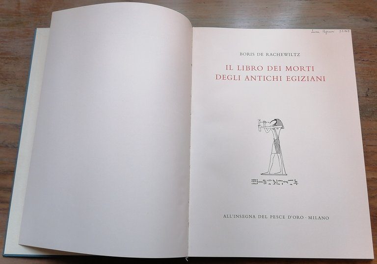 Il Libro dei Morti degli Antichi Egiziani.