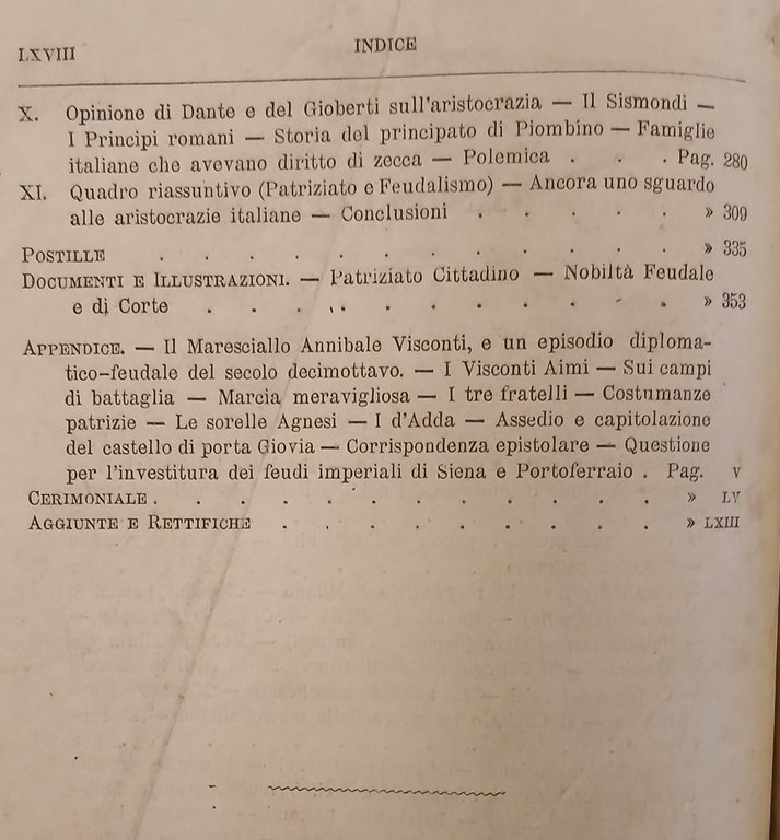 Il patriziato milanese, secondo nuovi documenti deposti negli archivi pubblici …