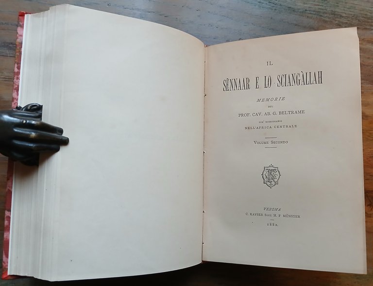 Il Sènnaar e lo Sciangàllah. Memorie.