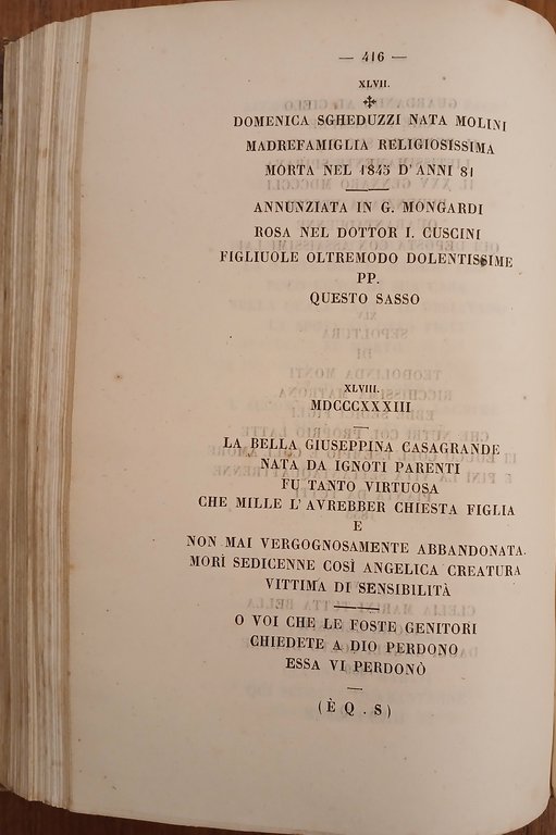 Iscrizioni italiane del Dottor Carlo Mongardi medicinese socio di varie … | Immagine Gallery 22