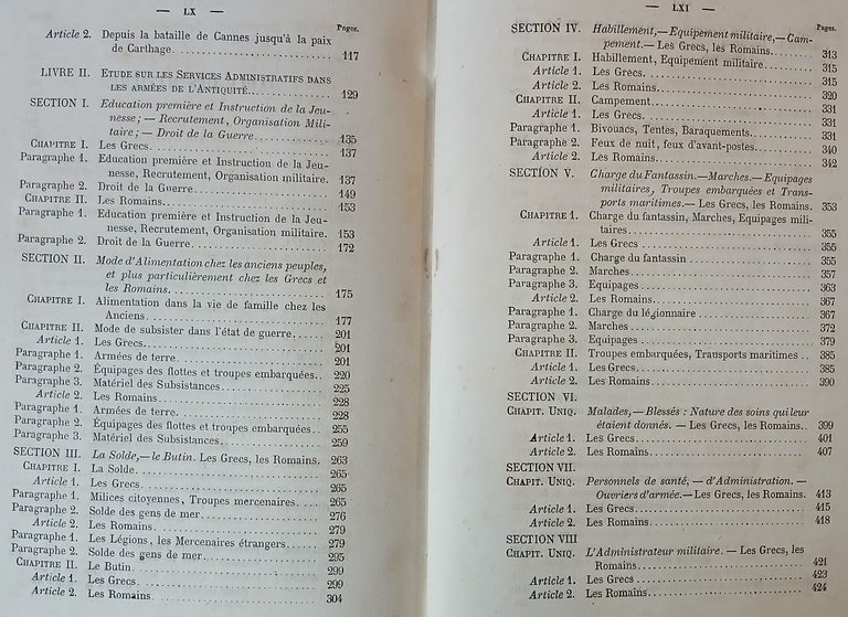 L'administration militaire dans l'antiquitè.