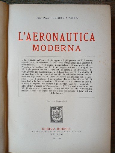 L' Aeronautica moderna.
