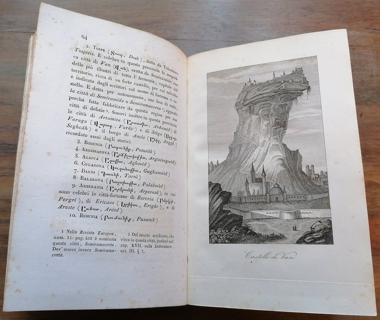 L' Armenia. Opera di Giuseppe Cappelletti membro dell'Accademia Armena Mechitaritica.