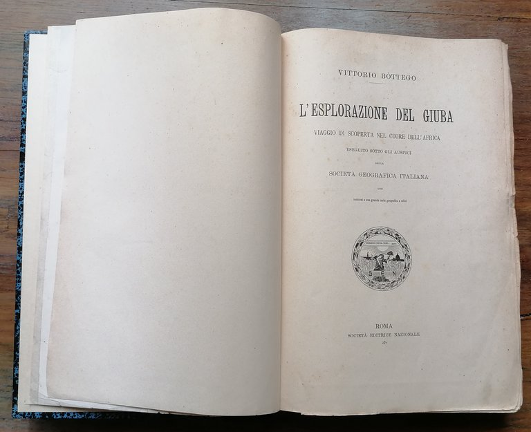 L'esplorazione del Giuba. Viaggio di scoperta nel cuore dell'Africa eseguito …