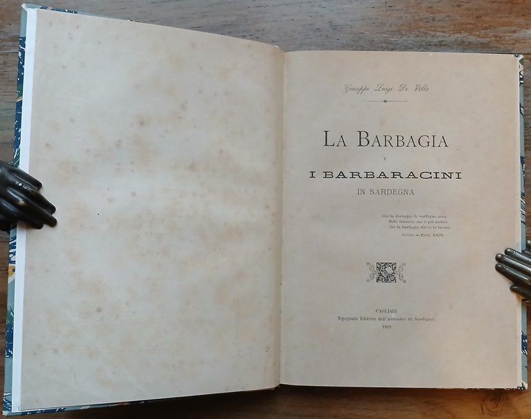 La Barbagia e i Barbaracini in Sardegna.