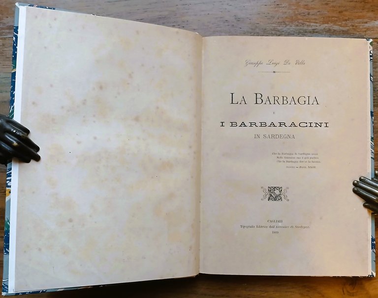 La Barbagia e i Barbaracini in Sardegna.