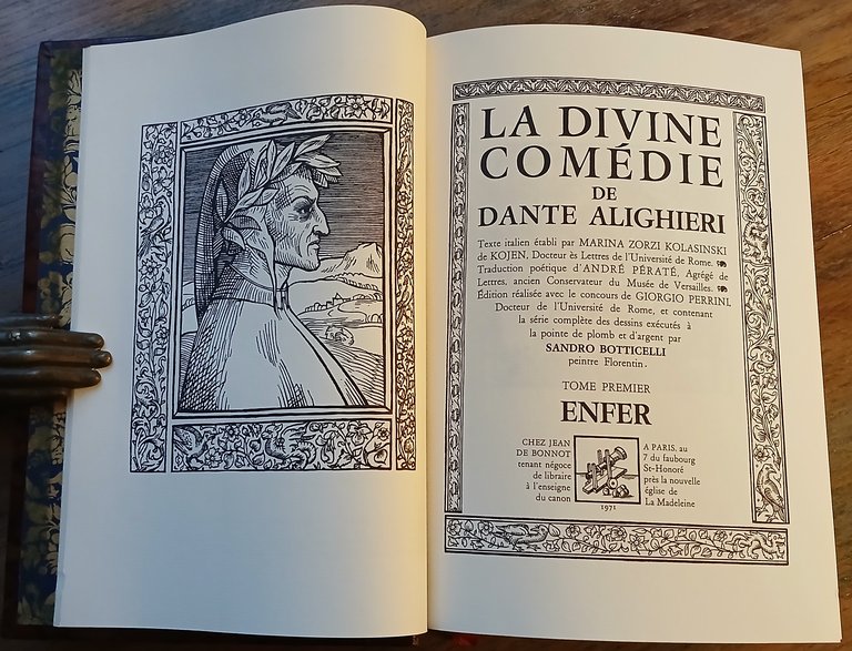 La Divine Comédie. Enfer. Purgatoire. Paradis.