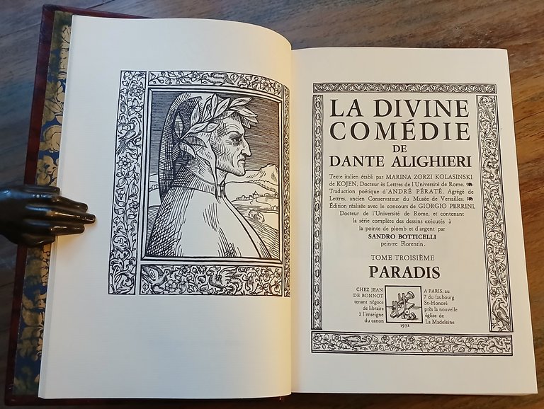 La Divine Comédie. Enfer. Purgatoire. Paradis.