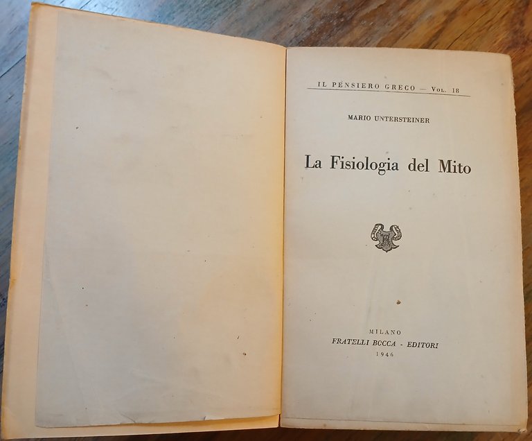 La Fisiologia del Mito.