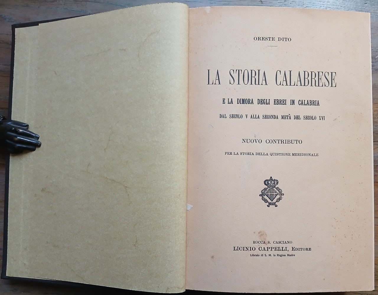 La Storia Calabrese e la dimora degli Ebrei in Calabria, …