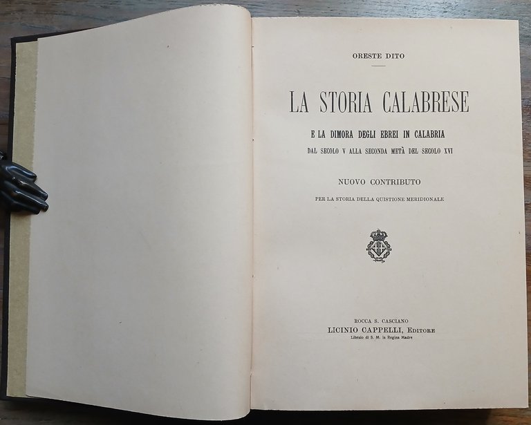 La Storia Calabrese e la dimora degli Ebrei in Calabria, …