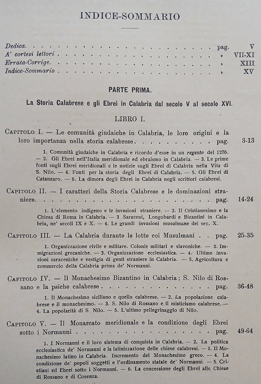 La Storia Calabrese e la dimora degli Ebrei in Calabria, …