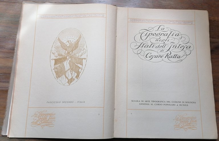 La Tipografia negli Stati dell'Intesa. Fascicolo II. Italia. | Immagine Gallery 1