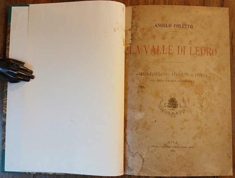 La Valle di Ledro. Cenni geografici, statistici e storici. Con …