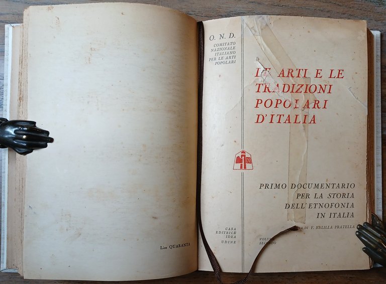 Le Arti e le Tradizioni popolari d'Italia. Primo documentario per …