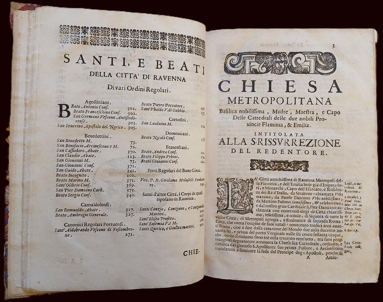 Le Sagre Memorie di Ravenna antica.