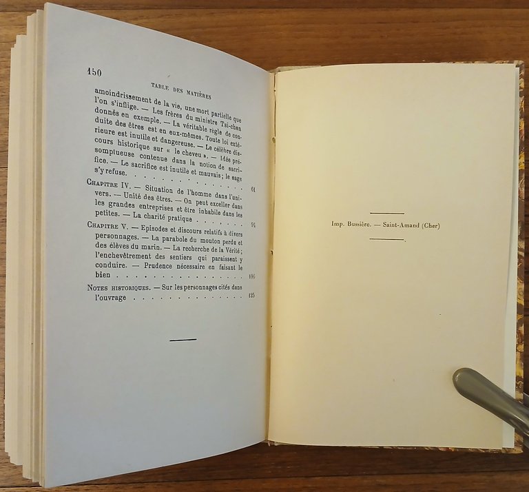 Les théories individualistes dans la philosophie chinoise, Yang-Tchou.