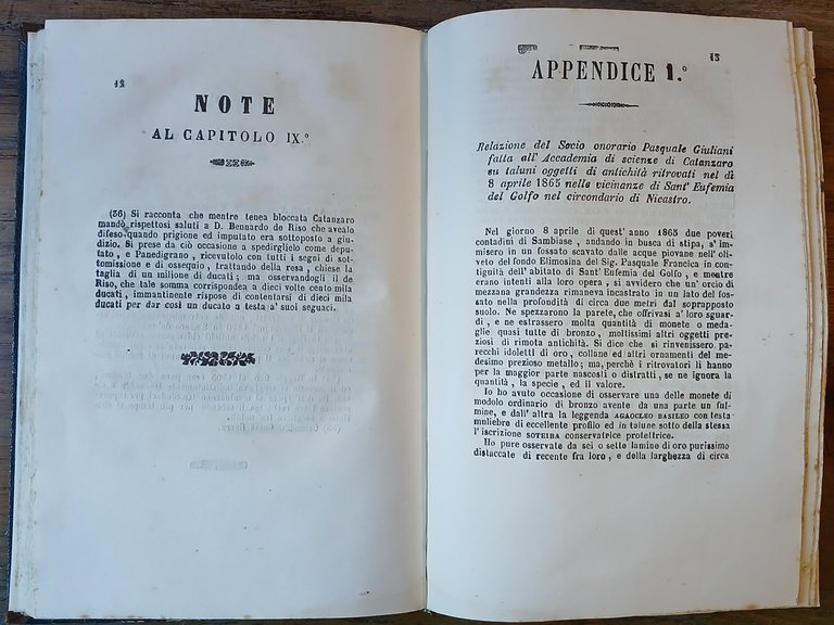 Memorie istoriche della Città di Nicastro da' tempi più remoti …