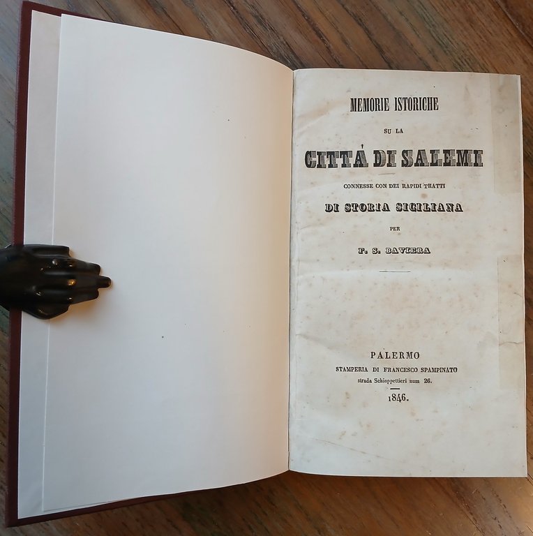 Memorie Istoriche su la Città di Salemi, connesse con dei …