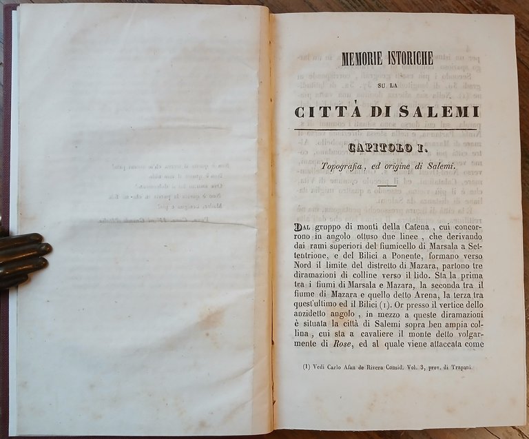 Memorie Istoriche su la Città di Salemi, connesse con dei …