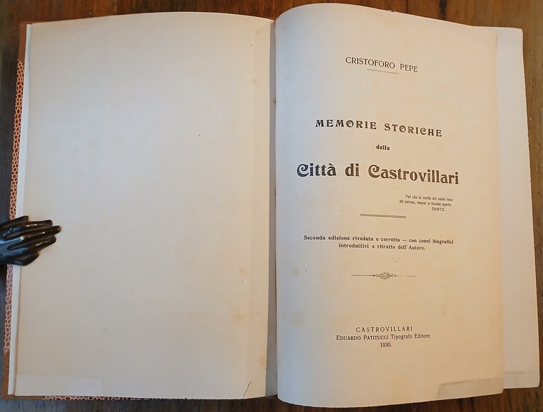 Memorie storiche della Città di Castrovillari.