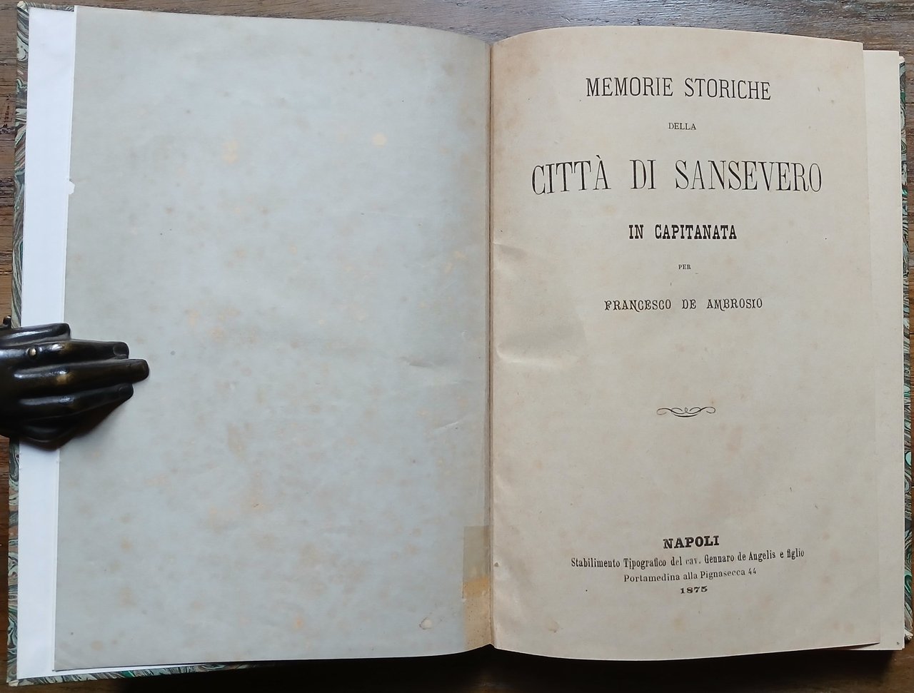 Memorie storiche della Città di Sansevero in Capitanata.