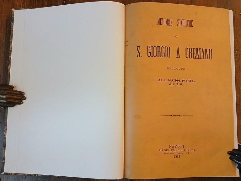 Memorie storiche di S. Giorgio a Cremano.