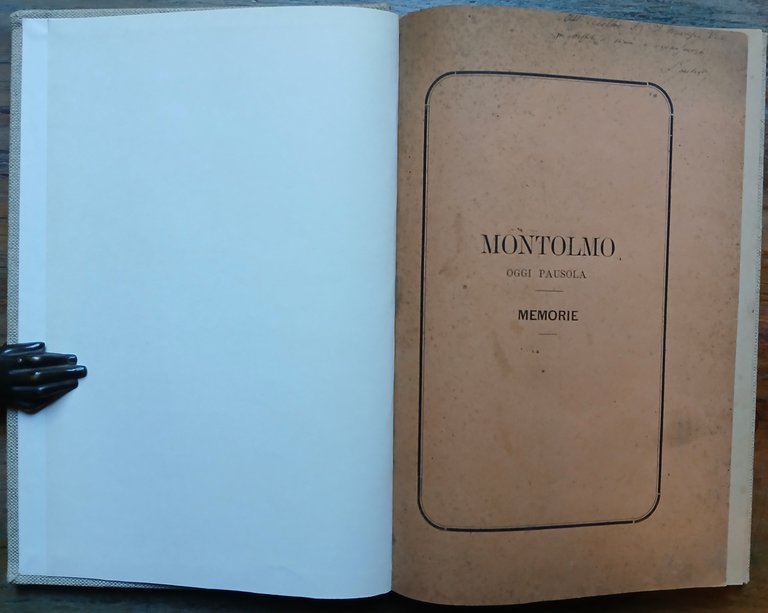 Montolmo (oggi città di Pausola). Sua origine incrementi e decadenza …