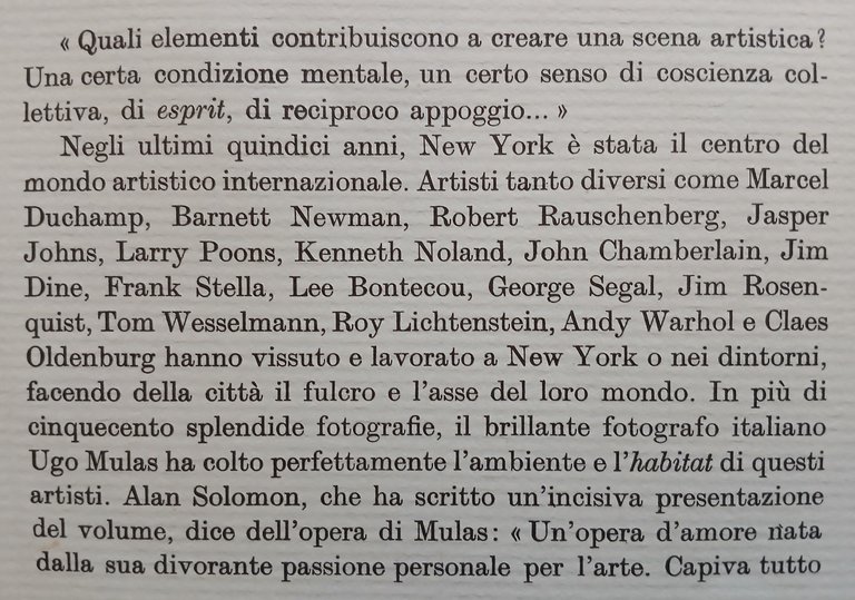 New York : arte e persone. Fotografie di Ugo Mulas. … | Immagine Gallery 10
