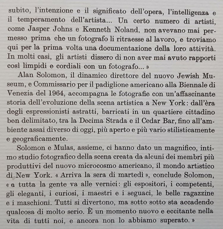 New York : arte e persone. Fotografie di Ugo Mulas. … | Immagine Gallery 11