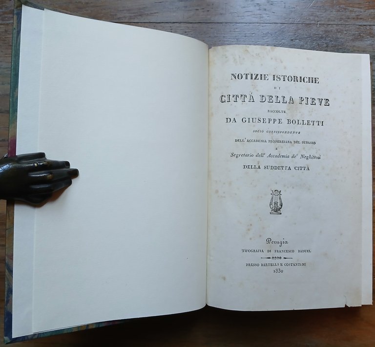 Notizie istoriche di Città della Pieve raccolte da Giuseppe Bolletti, … | Immagine Gallery 1